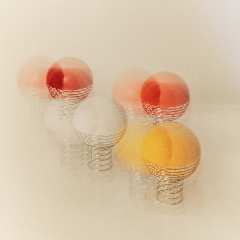 Wire Portable Bordslampa Ø18cm White