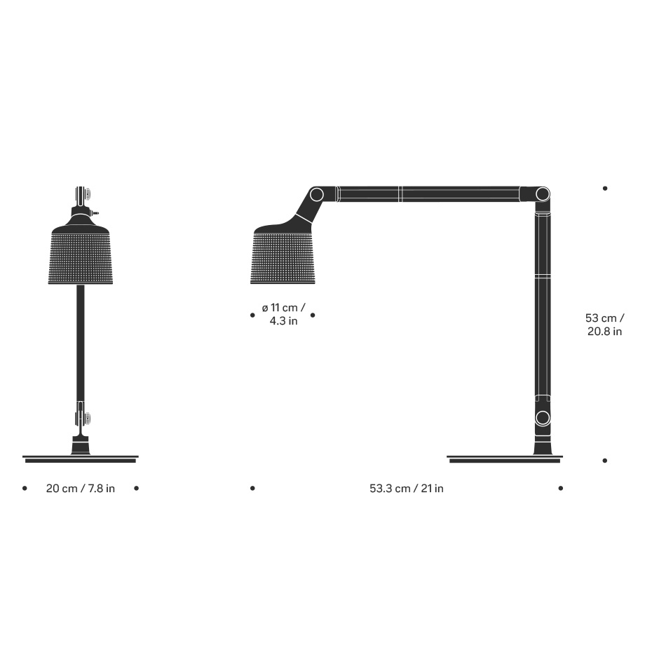 Vipp 521 Bordslampa Black