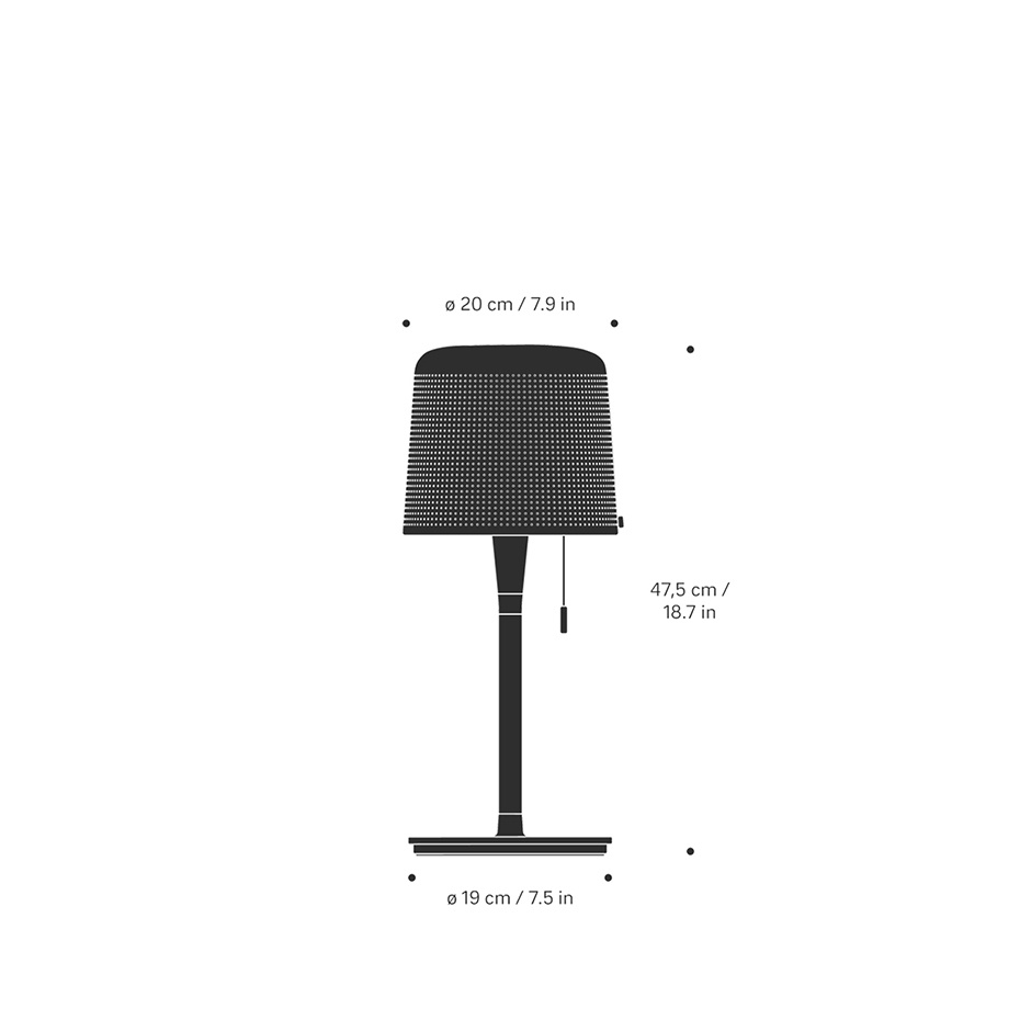 Vipp 530 Bordslampa Black