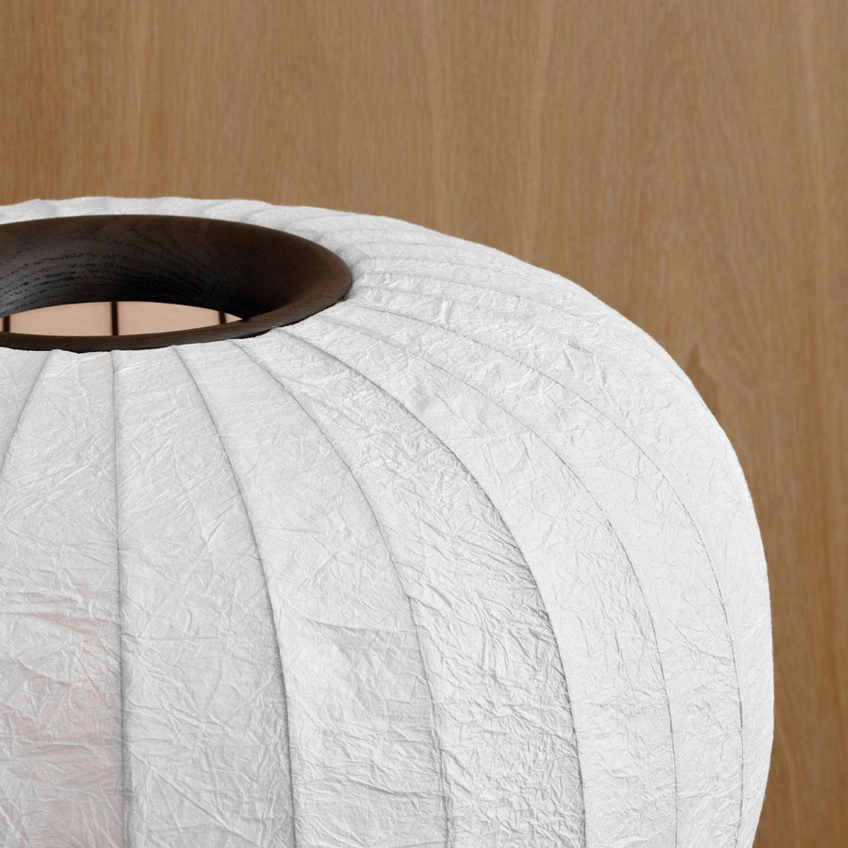 Vipp 581 Paper Golvlampa Dark Oak/Dark Brown