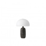 Vipp 591 Sculpture Bordslampa Small Grey Marble/Opal Glass Vipp 591 Sculpture Bordslampa Small Grey Marble/Opal Glass