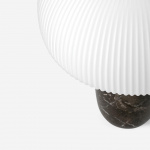 Vipp 591 Sculpture Bordslampa Small Grey Marble/Opal Glass Vipp 591 Sculpture Bordslampa Small Grey Marble/Opal Glass