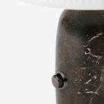 Vipp 591 Sculpture Bordslampa Small Grey Marble/Opal Glass Vipp 591 Sculpture Bordslampa Small Grey Marble/Opal Glass