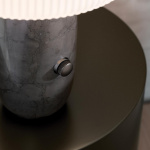 Vipp 591 Sculpture Bordslampa Small Grey Marble/Opal Glass Vipp 591 Sculpture Bordslampa Small Grey Marble/Opal Glass