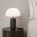 Vipp 591 Sculpture Bordslampa Small Grey Marble/Opal Glass Vipp 591 Sculpture Bordslampa Small Grey Marble/Opal Glass