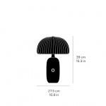 Vipp 591 Sculpture Bordslampa Small White Marble/Opal Glass Vipp 591 Sculpture Bordslampa Small White Marble/Opal Glass