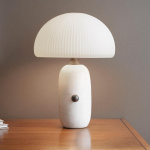Vipp 591 Sculpture Bordslampa Small White Marble/Opal Glass Vipp 591 Sculpture Bordslampa Small White Marble/Opal Glass