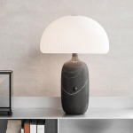 Vipp 592 Sculpture Bordslampa Grey Marble/Opal Glass Vipp 592 Sculpture Bordslampa Grey Marble/Opal Glass