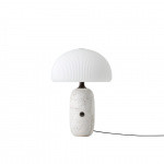 Vipp 592 Sculpture Bordslampa White Marble/Opal Glass Vipp 592 Sculpture Bordslampa White Marble/Opal Glass
