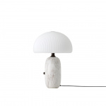 Vipp 592 Sculpture Bordslampa White Marble/Opal Glass Vipp 592 Sculpture Bordslampa White Marble/Opal Glass