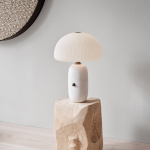 Vipp 592 Sculpture Bordslampa White Marble/Opal Glass Vipp 592 Sculpture Bordslampa White Marble/Opal Glass