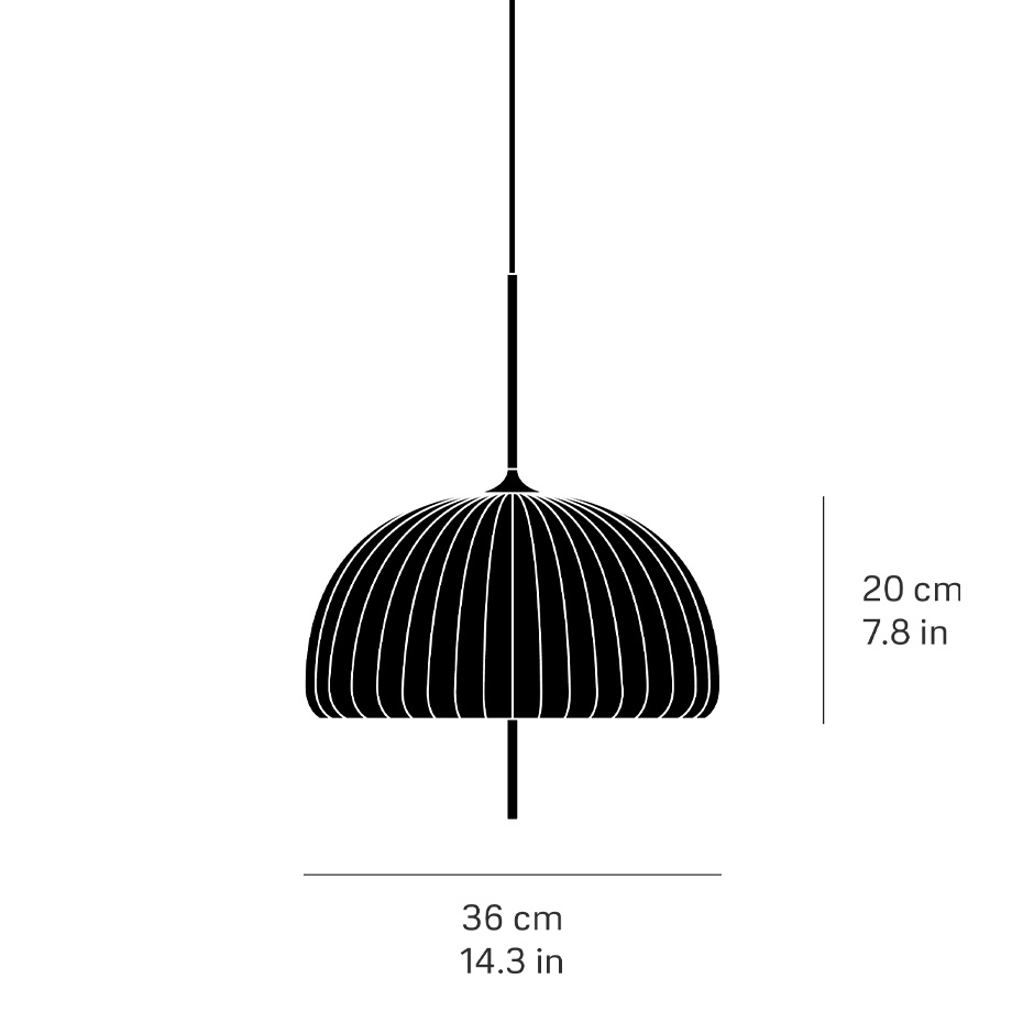 Vipp 595 Sculpture Pendel Opal Glass