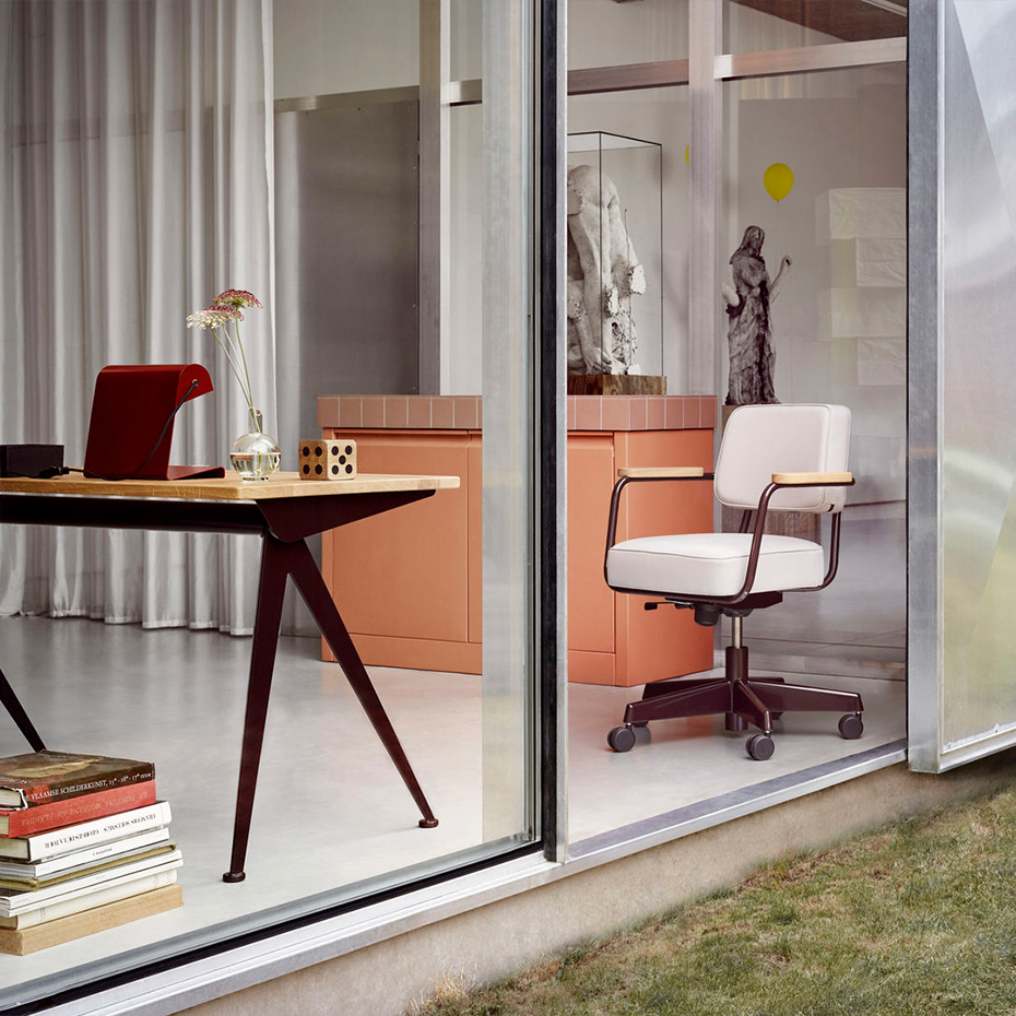 Lampe de Bureau Bordslampa Japanese Red