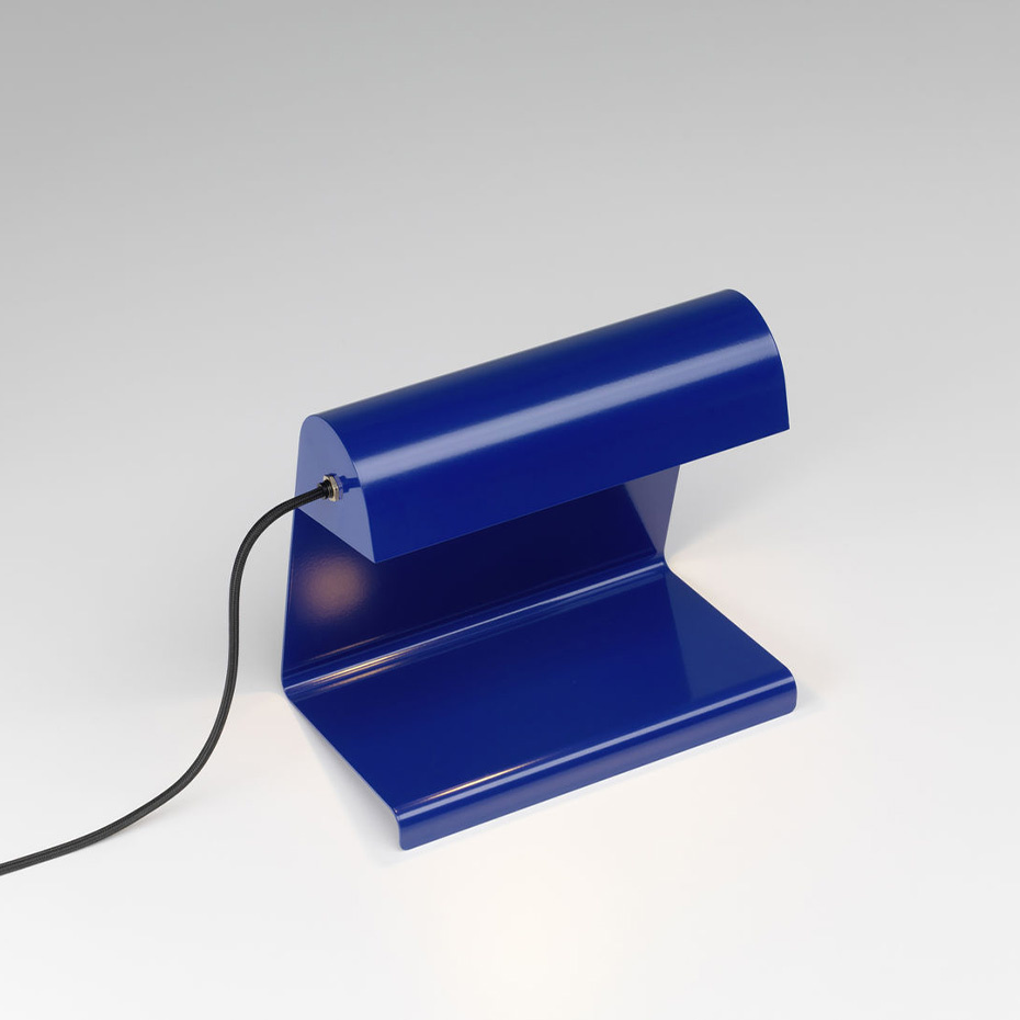 Lampe de Bureau Bordslampa Prouvé Bleu Marcoule