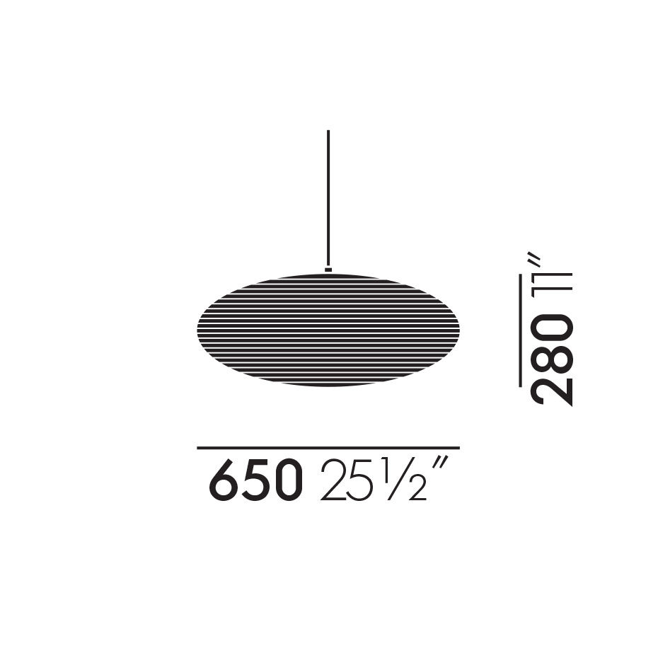 Akari 21A Pendel Washi Paper