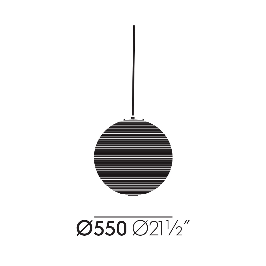 Akari 55A Pendel Washi Paper