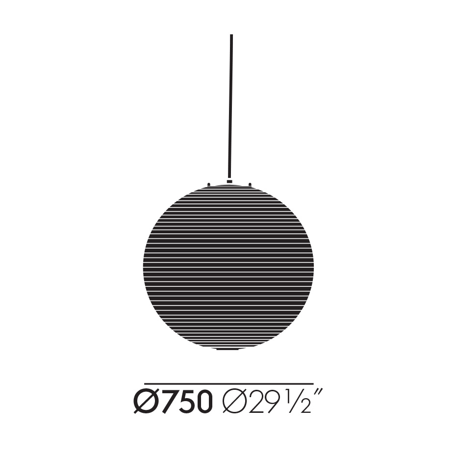 Akari 75A Pendel Washi Paper