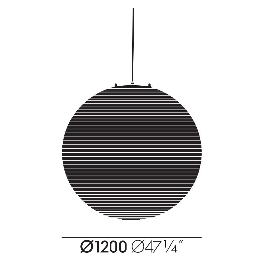 Akari 120A Pendel Washi Paper