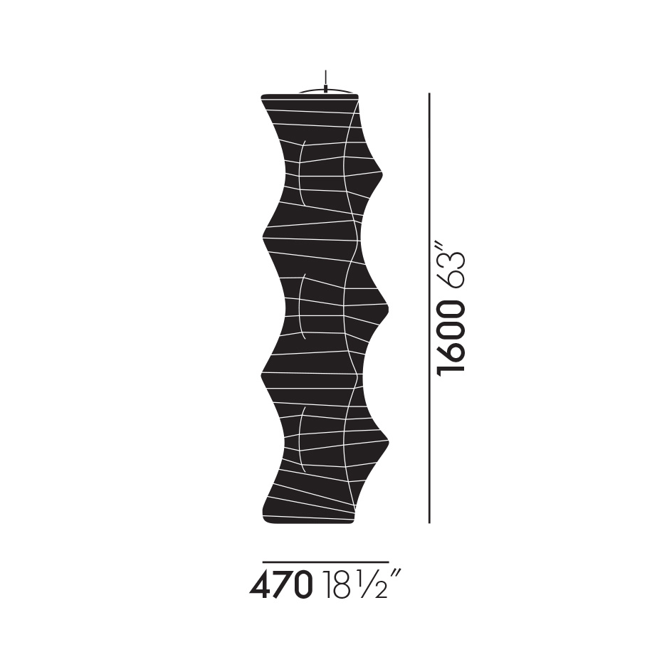 Akari 33N Pendel Washi Paper