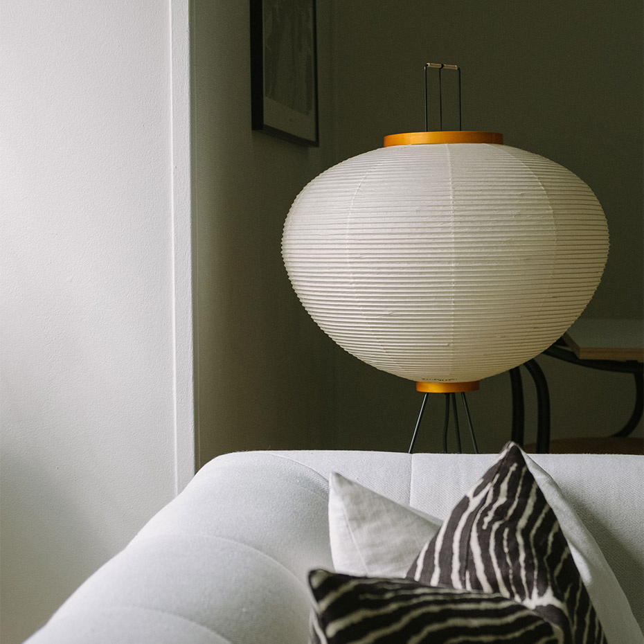 Akari 10A Golvlampa Washi Paper