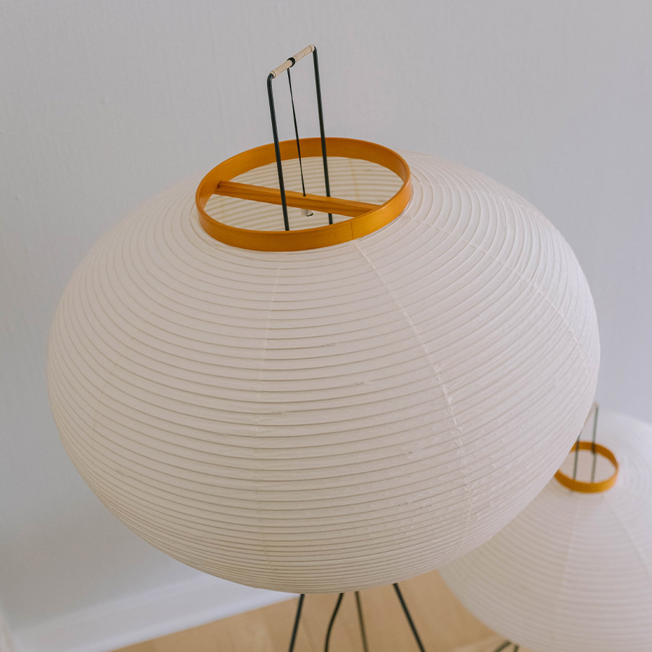 Akari 10A Golvlampa Washi Paper