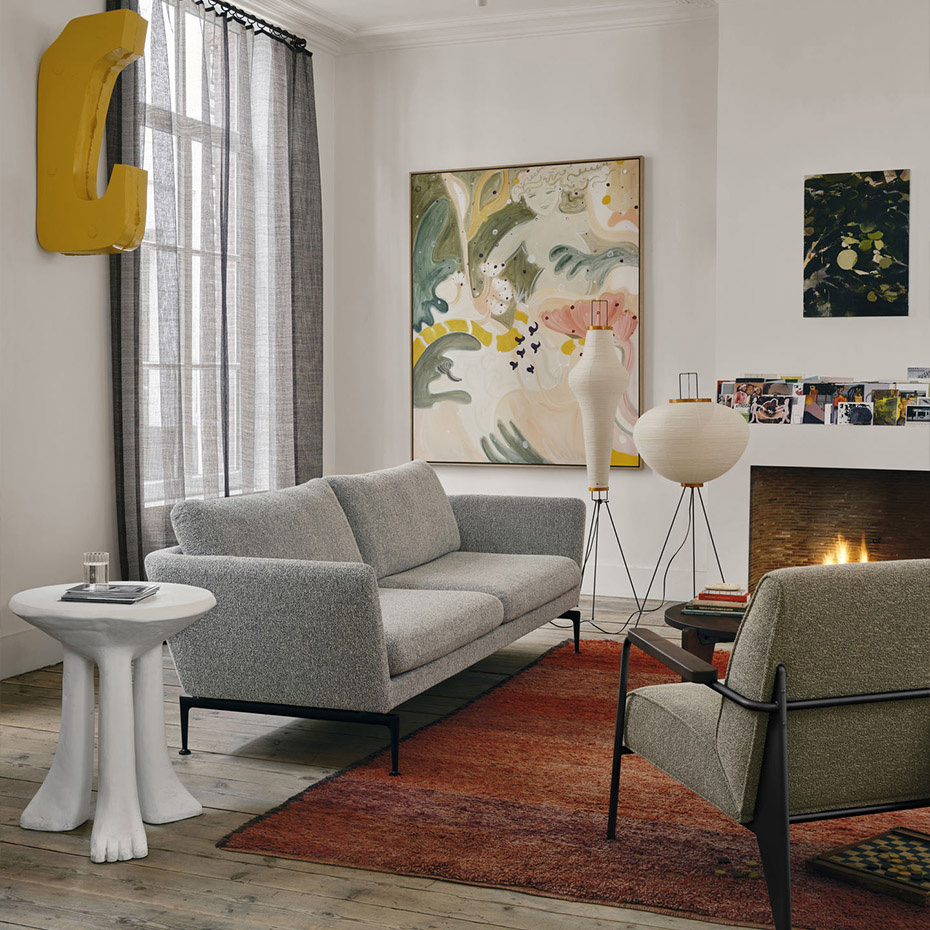 Akari 14A Golvlampa Washi Paper