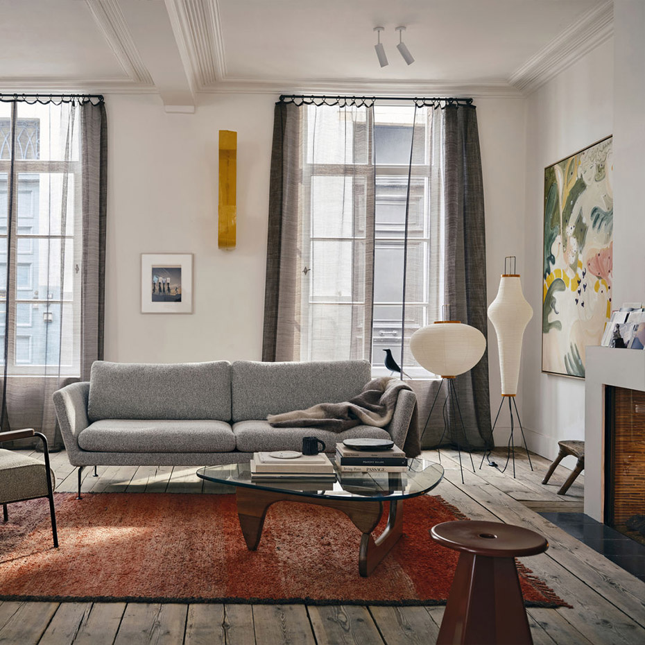 Akari 14A Golvlampa Washi Paper