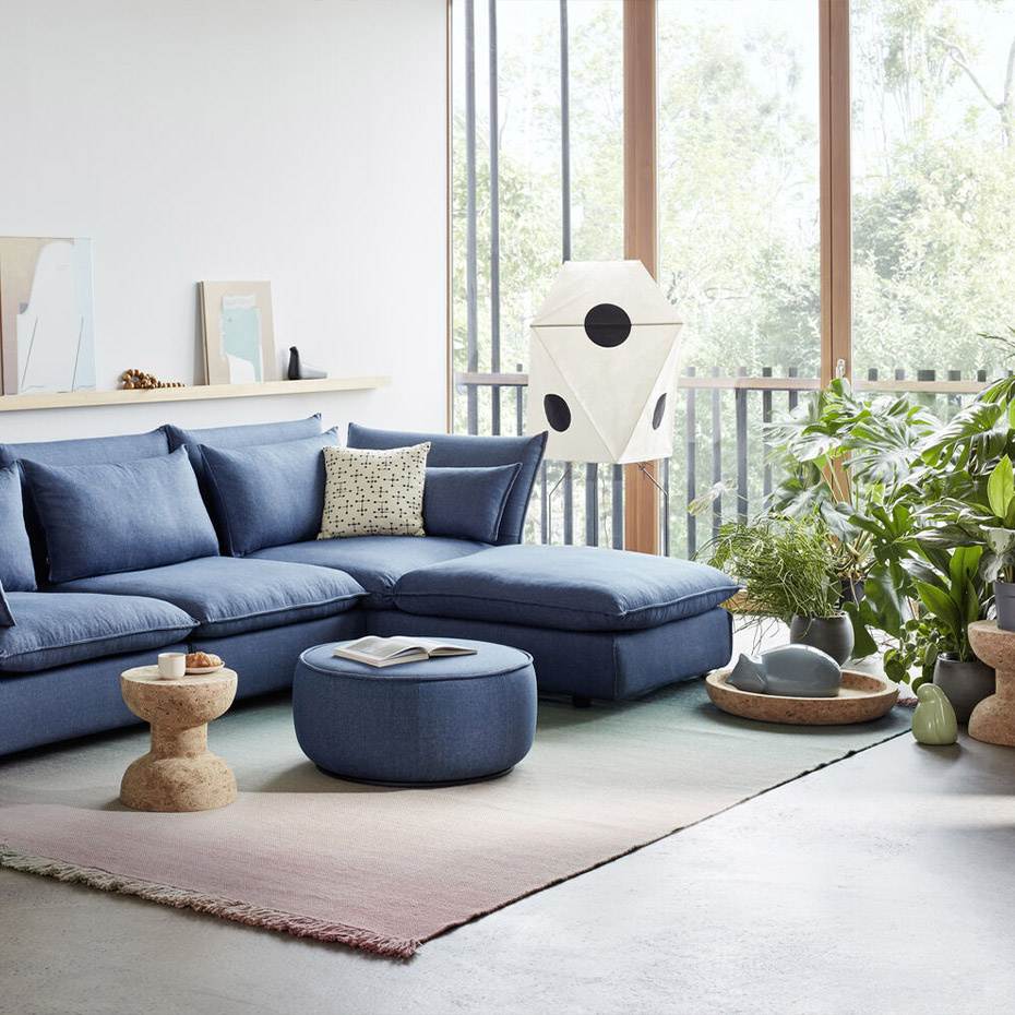 Akari UF3-Q Golvlampa Washi Paper