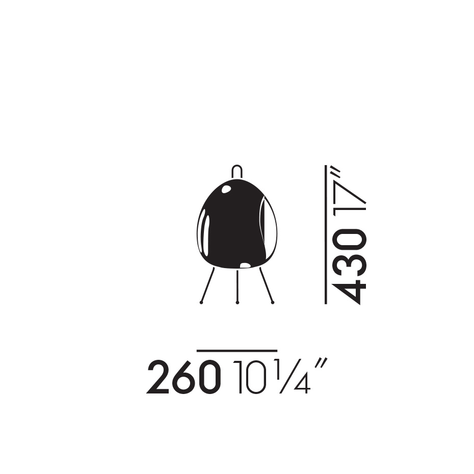 Akari 1AG Bordslampa Washi Paper