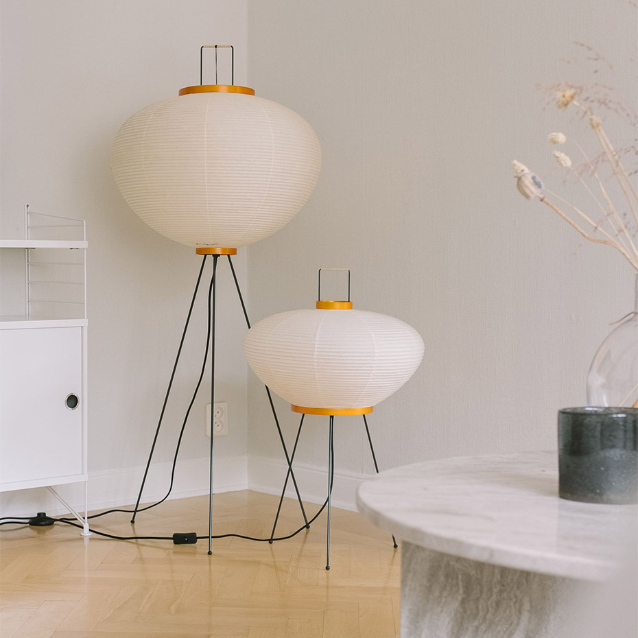 Akari 9A Bordslampa Washi Paper