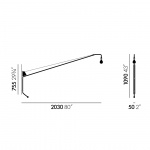 Potence Vägglampa Prouvé Blanc Colombe Potence Vägglampa Prouvé Blanc Colombe