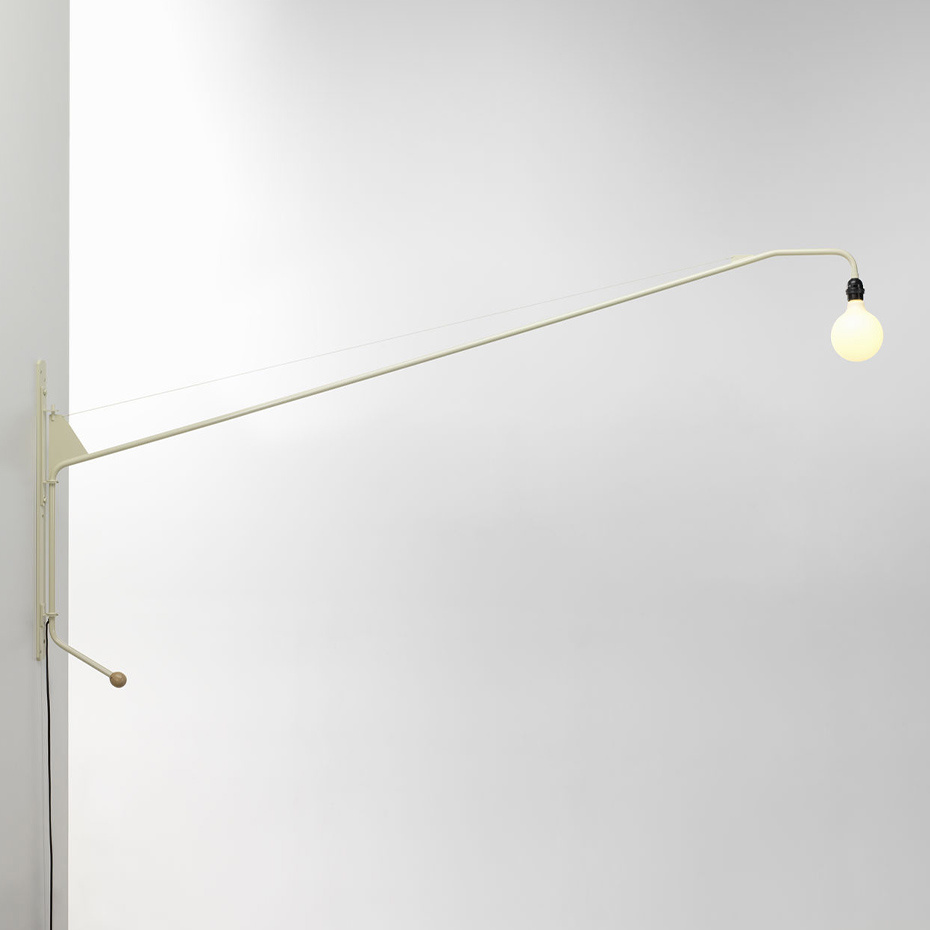 Potence Vägglampa Prouvé Blanc Colombe