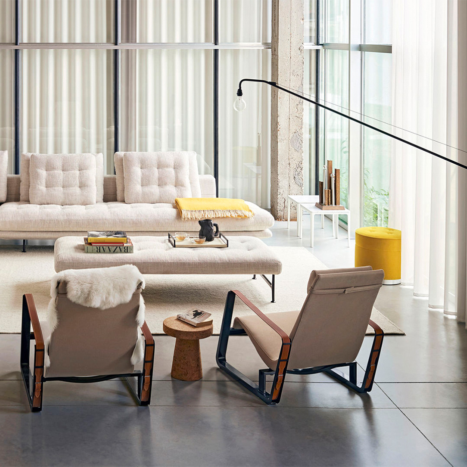 Potence Vägglampa Prouvé Blanc Colombe