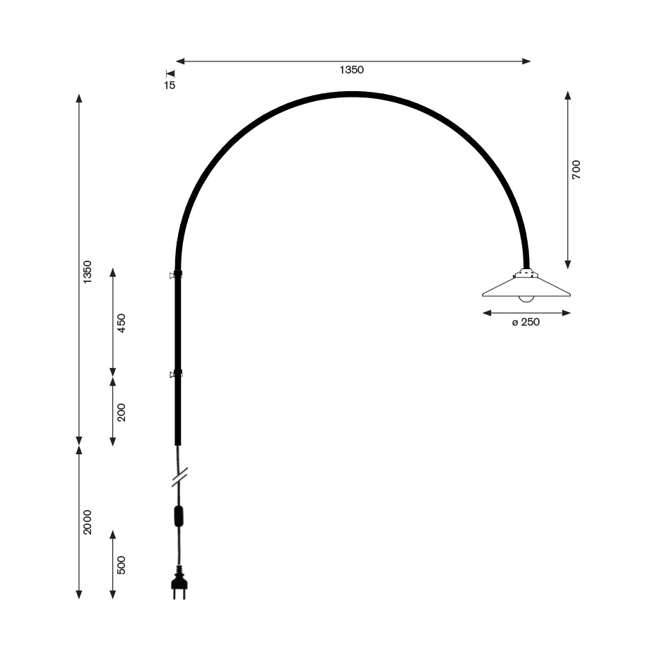 Hanging Lamp N°3 Black