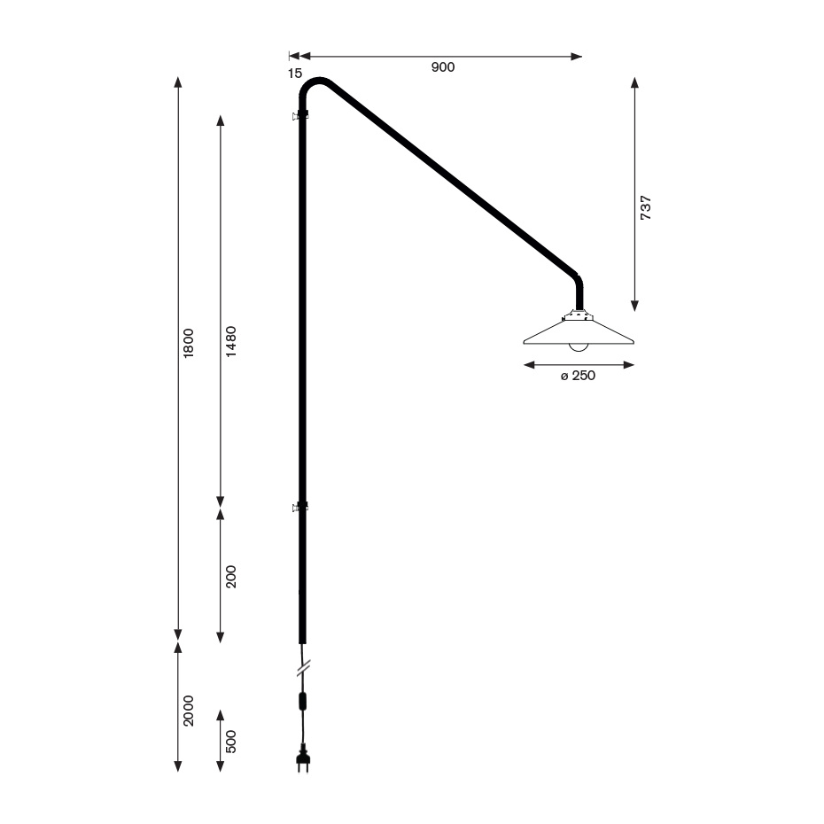 Hanging Lamp N°4 Black