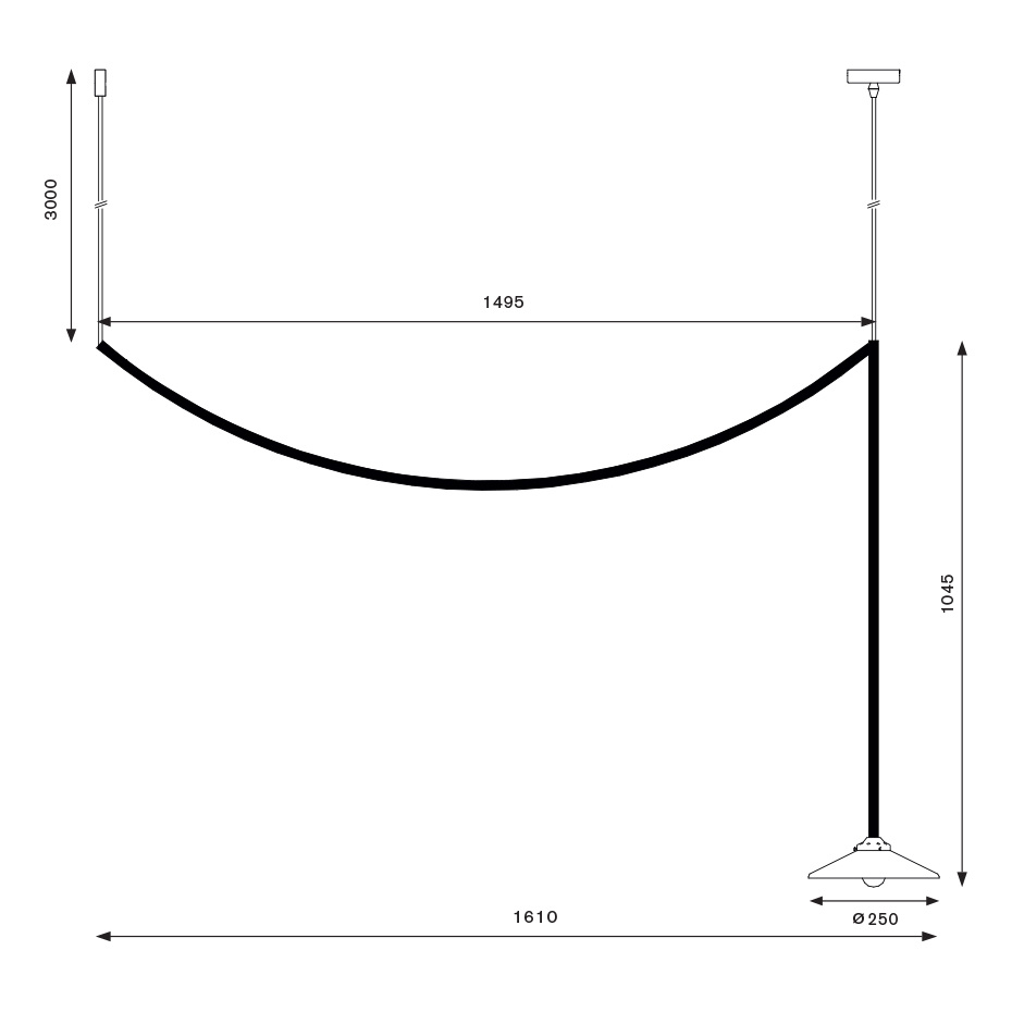 Ceiling Lamp N°4 Red