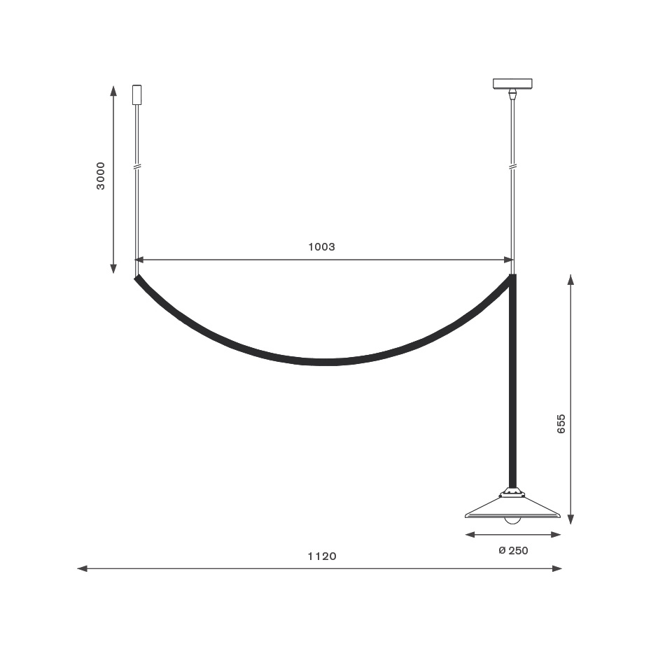 Ceiling Lamp N°5 Black