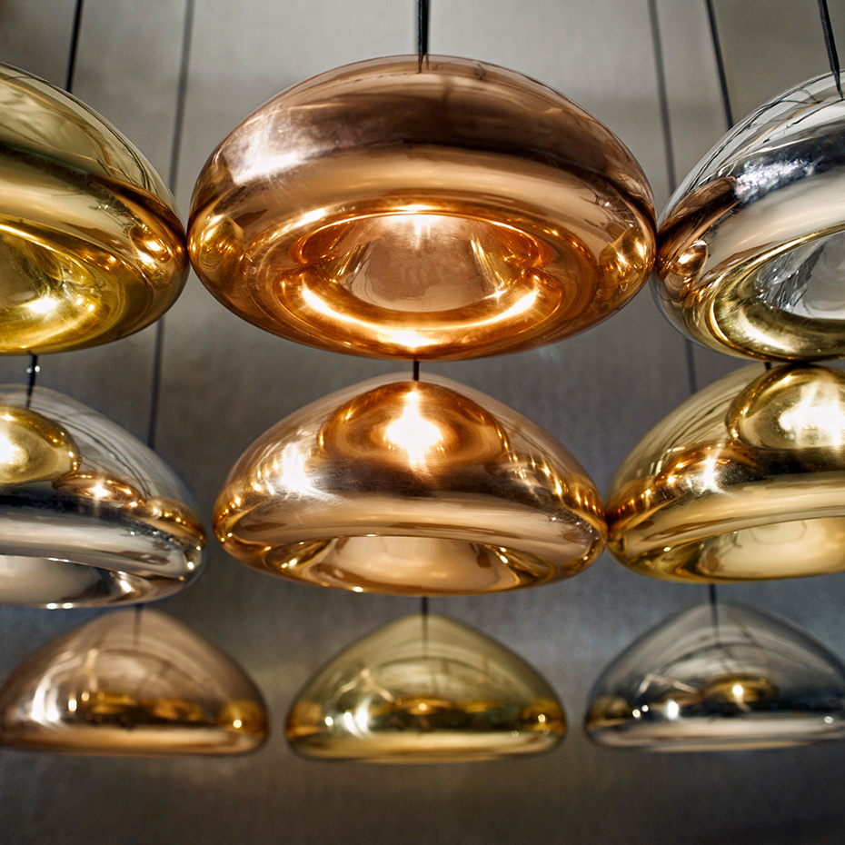 Void LED Pendel Brass