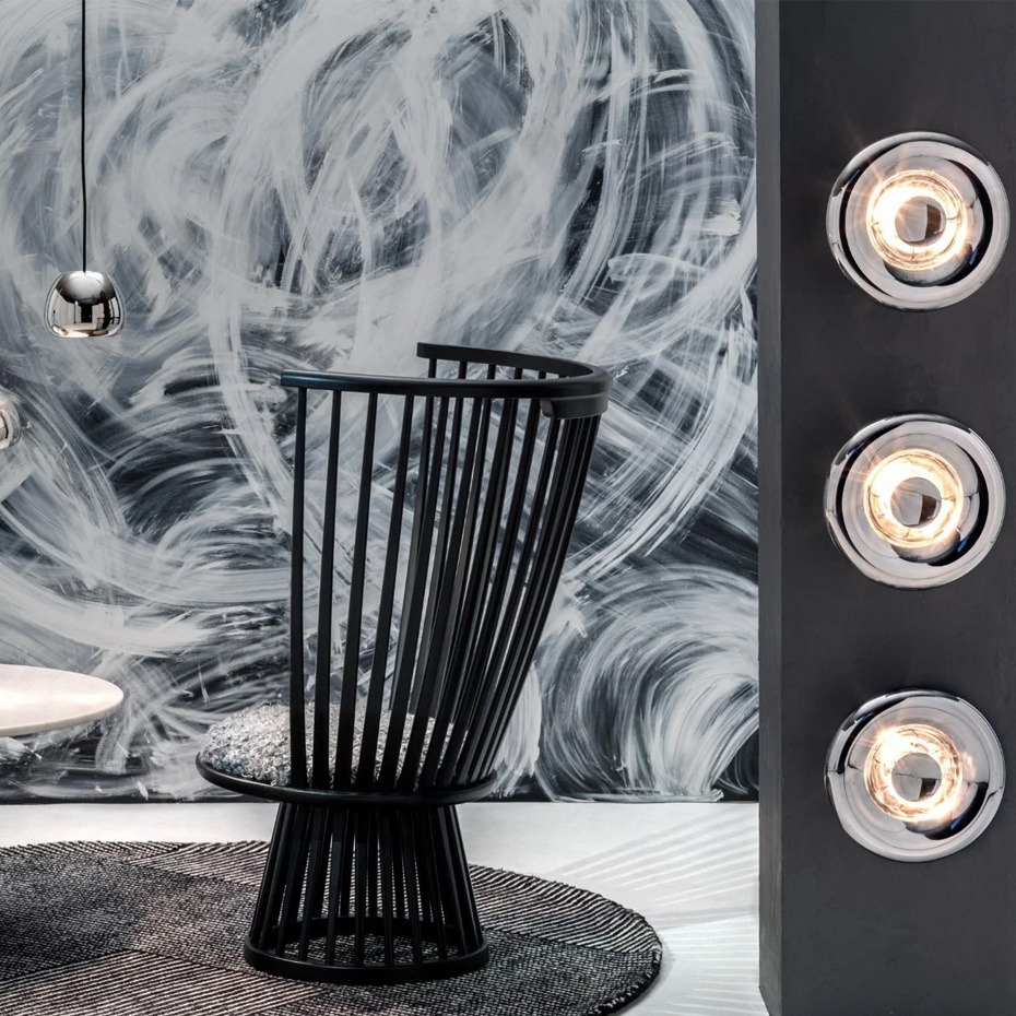 Void Surface LED Taklampa/Vägglampa Steel