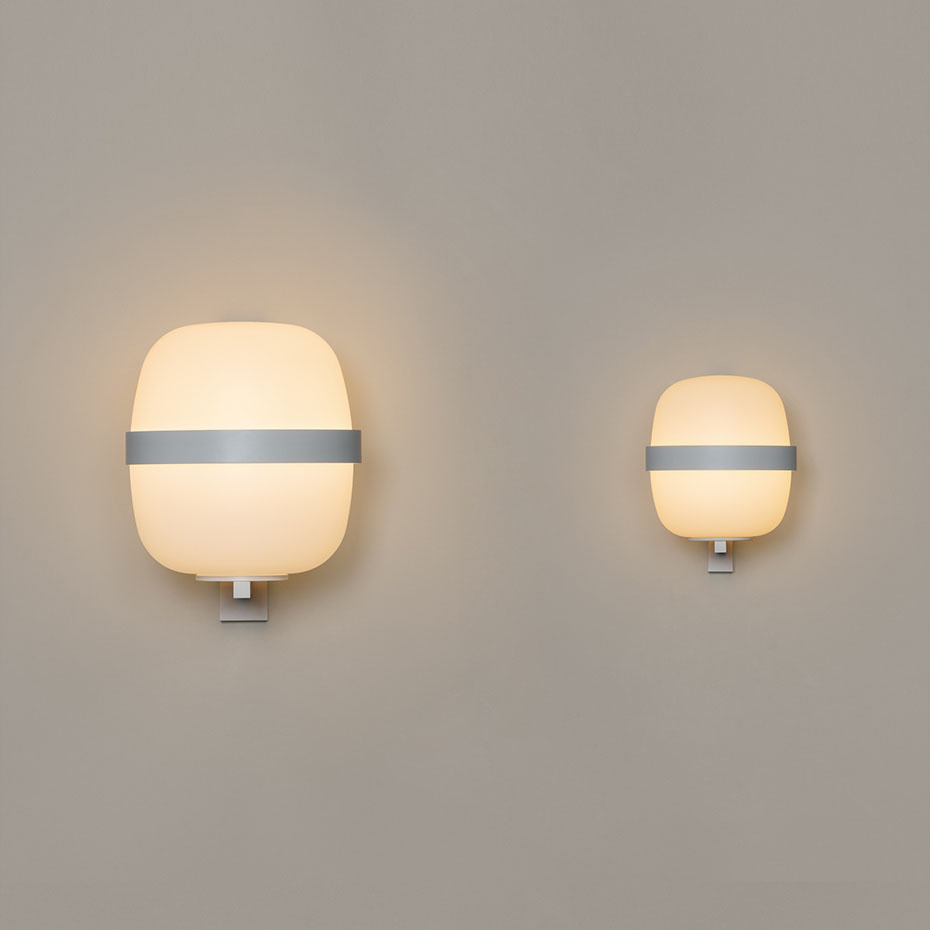Wally Cestita Vägglampa Matt White Grey