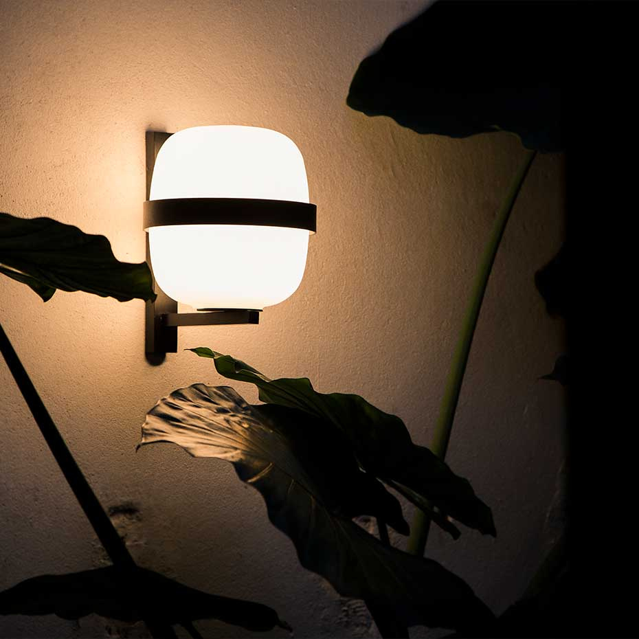 Wally Cestita Vägglampa Matt White Grey