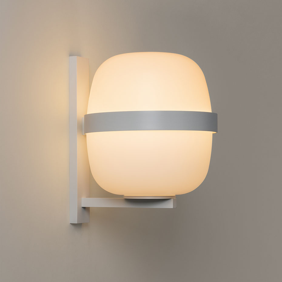 Wally Cesta Vägglampa Matt White Grey