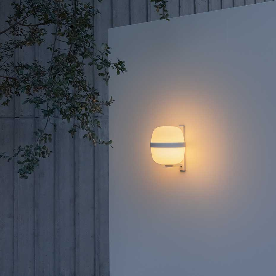 Wally Cesta Vägglampa Matt White Grey