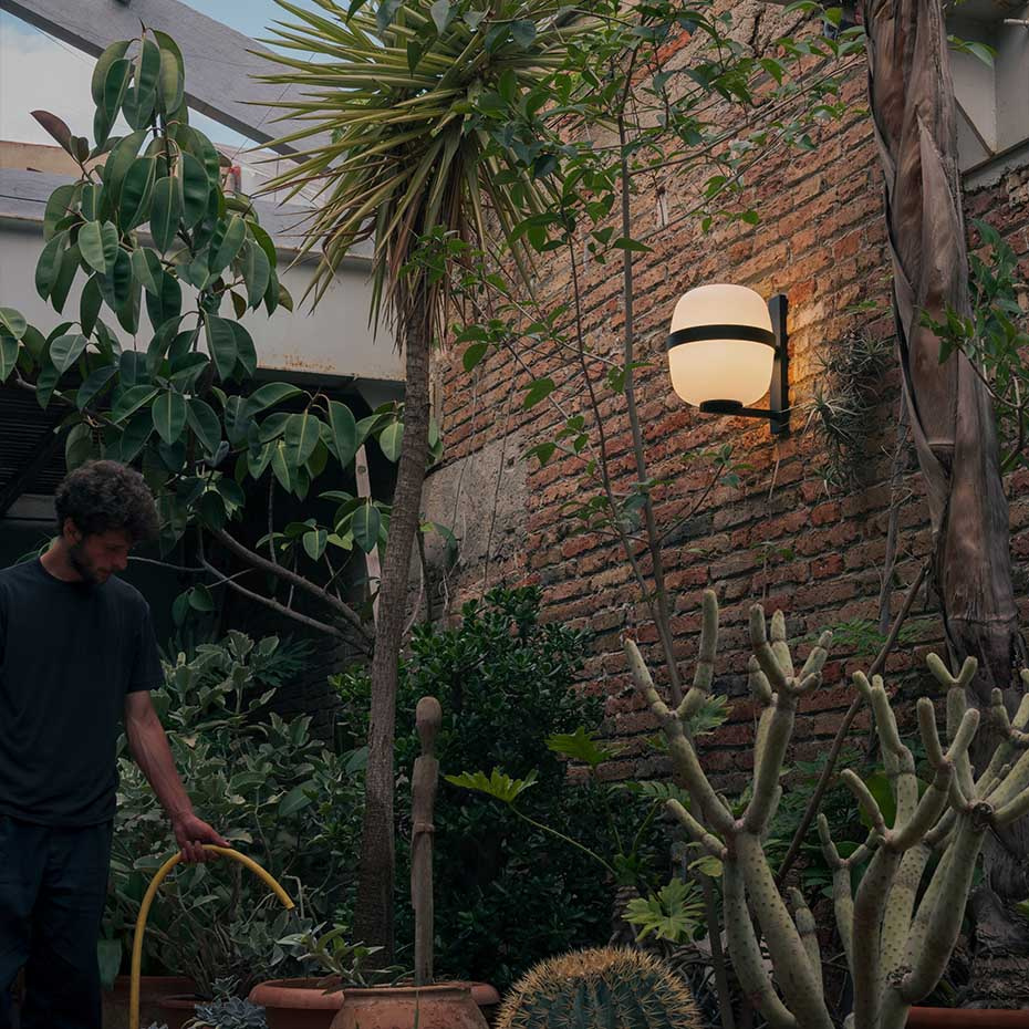 Wally Cesta Vägglampa Matt White Grey