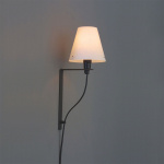 Vega Vägglampa 12cm Mörkgrå/Vit Vega Vägglampa 12cm Mörkgrå/Vit