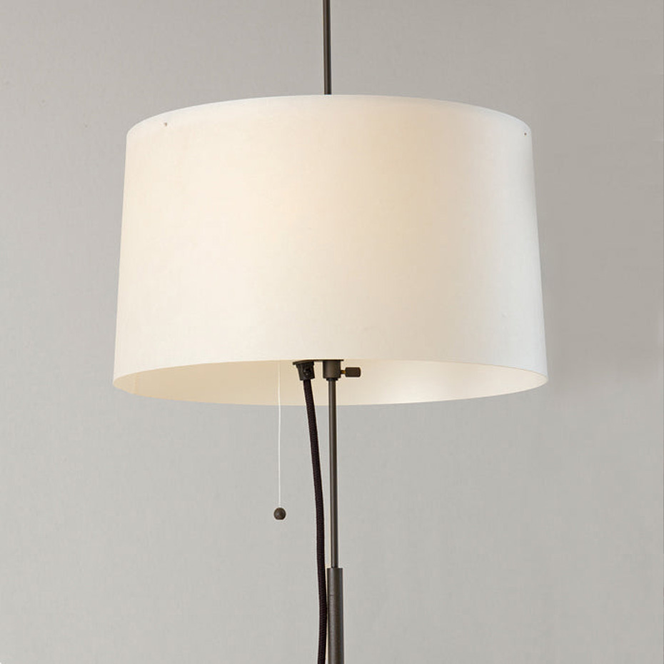 Zladd Golvlampa Stor Mörkgrå/Vit