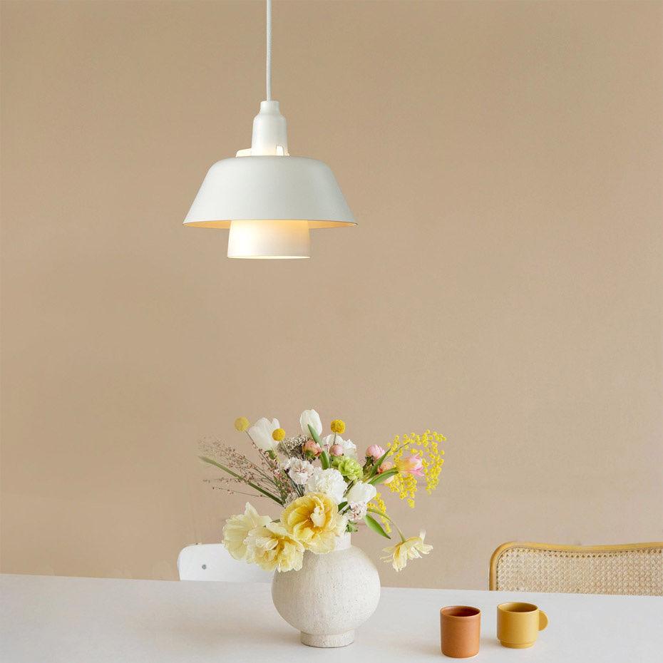 P2210 Pendel 22cm Vit